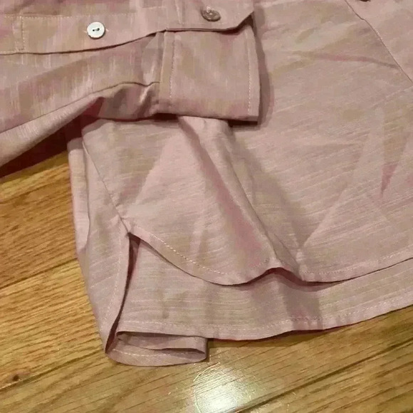 ASM Anna XS button down dusty pink blouse - Picture 4 of 6